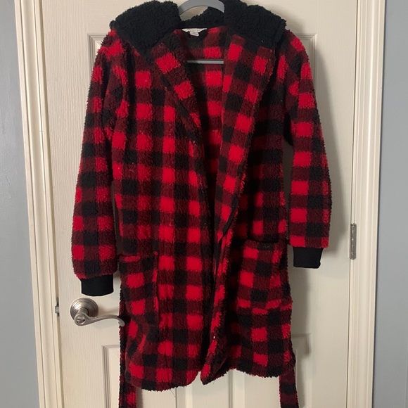 Black and red American Eagle robe - Picture 1 of 5